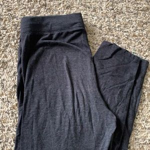 Pink Heatherd Gray Leggings